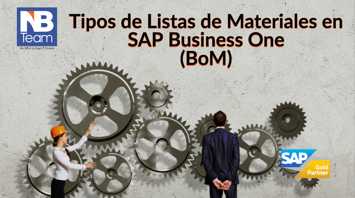 Tipos de listas de materiales en SAP Business One (BoM)