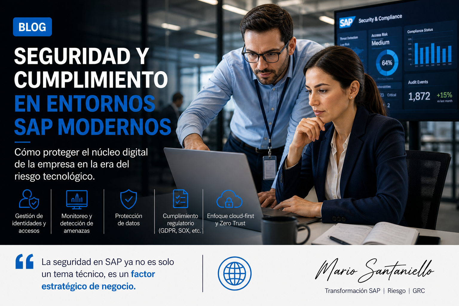 Seguridad y cumplimiento en entornos SAP modernos